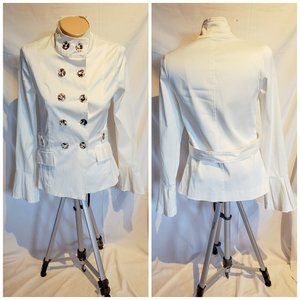 My Michelle White Bell Sleeves Jacket